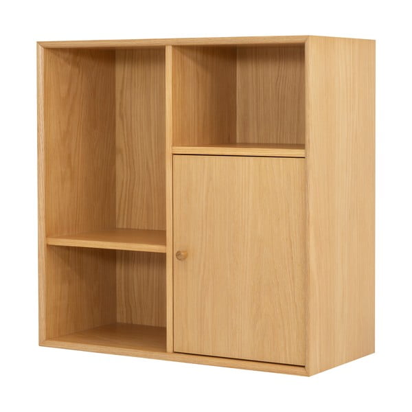 Modulární policový systém v dekoru dubu v přírodní barvě 70x70 cm Z  – Tenzo-image-1