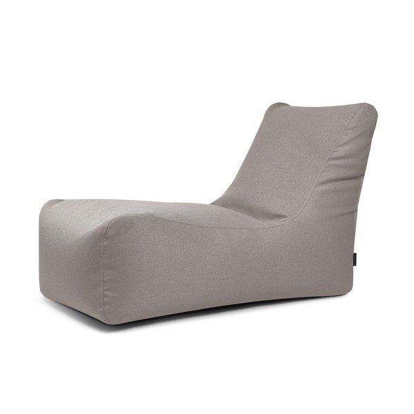 Šedobéžový sedací vak Lounge – SLOWDOWN