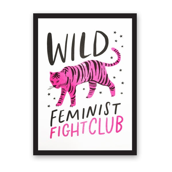 Plakát Ohh Deer Wild Feminist, 29,7 x 42 cm