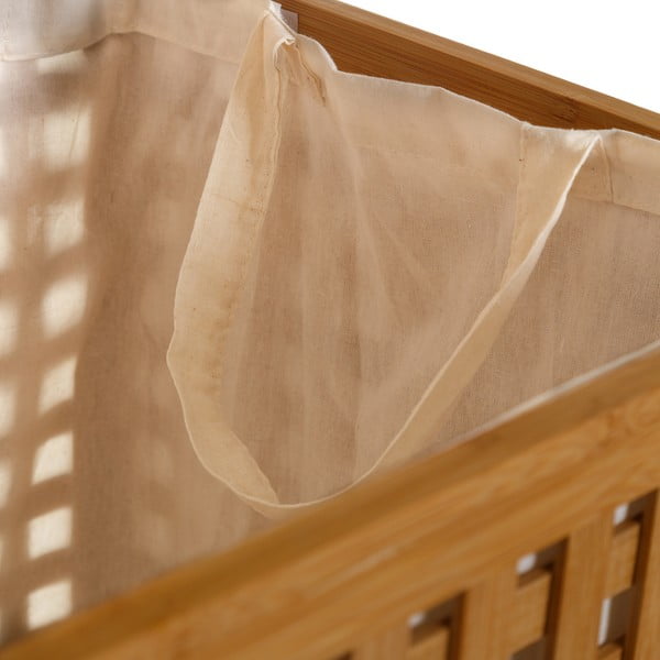 Bambusový koš na prádlo 60 l - Casa Selección-image-3