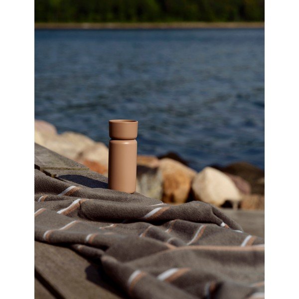 Hnědá/béžová bavlněná osuška 70x140 cm Sauna – Zone-image-3