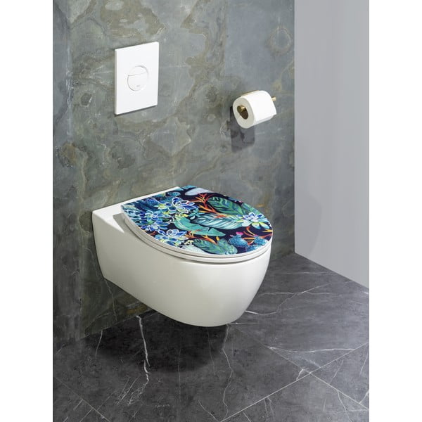 Záchodové prkénko s automatickým zavíráním 37,5 x 44,5 cm Manaus – Wenko-image-1