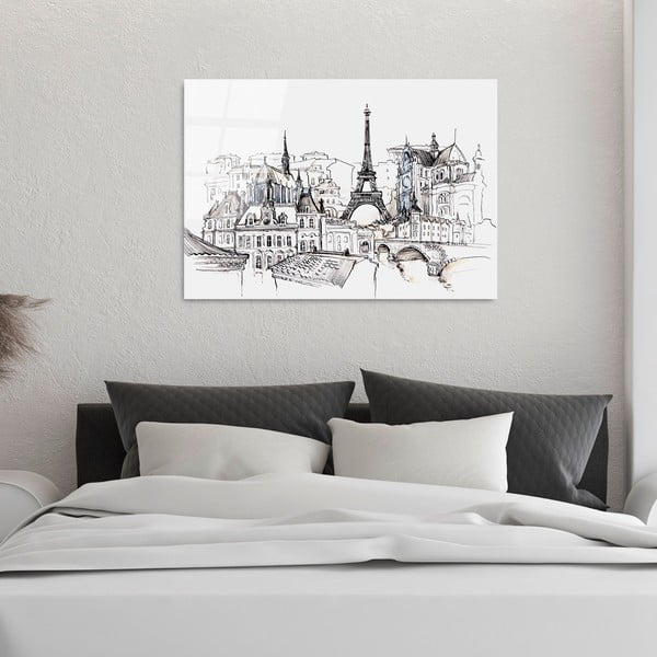 Skleněný obraz 70x100 cm Paris – Wallity-image-2