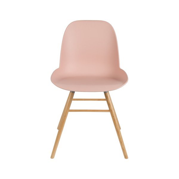 Světle růžové jídelní židle v sadě 2 ks Albert – Zuiver-image-3