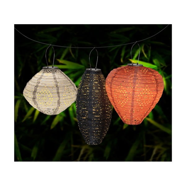 Tmavě šedá venkovní solární LED lucerna (výška 40 cm) Foxdale – House Nordic-image-2