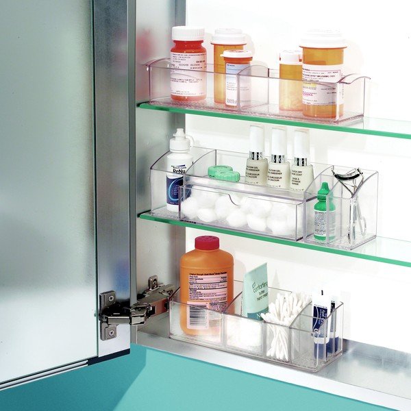 Transparentní organizér se zásuvkou iDesign Med+, délka 30,5 cm-image-2