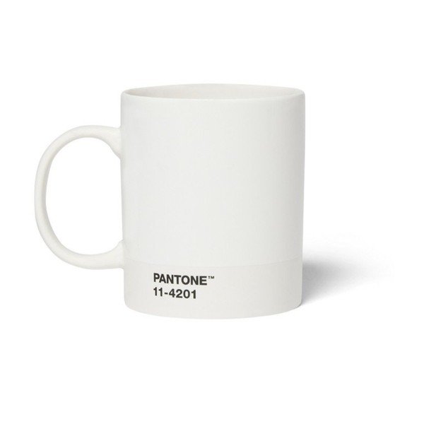 Bílý keramický hrnek 375 ml Cloud Dancer – Pantone