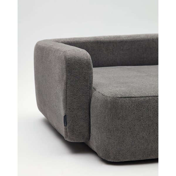 Tmavě šedý pelíšek pro psy 96x70 cm Bowie - Kave Home-image-2