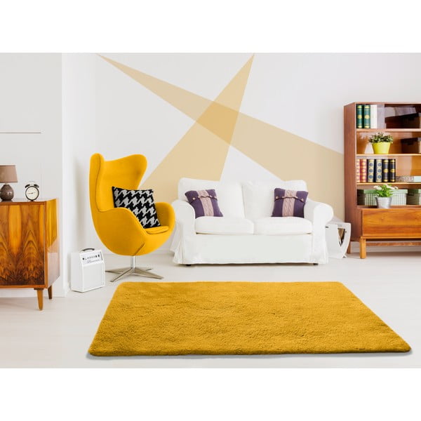 Oranžový koberec Universal Alpaca Liso, 60 x 100 cm-image-1