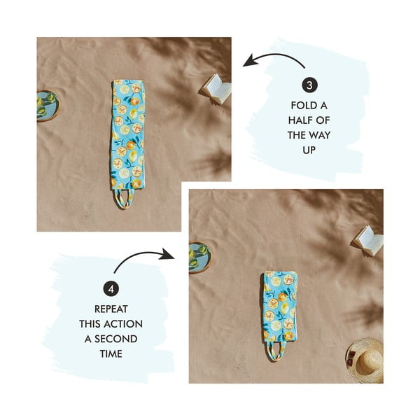 Zelená plážová osuška 75x150 cm Summer Fruits – Catherine Lansfield-image-1