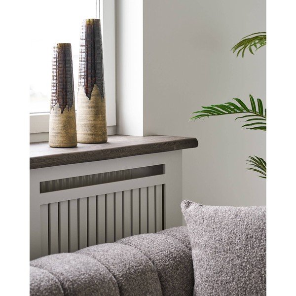 Hnědá keramická vysoká váza (výška 48 cm) – House Nordic-image-1