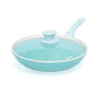Modrá pánev s pokličkou Bisetti Miss Gourmet Padella, ø 28 cm