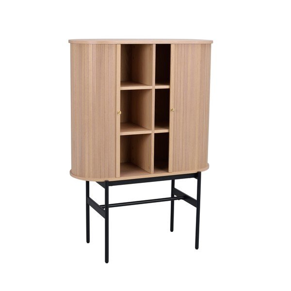 Skříňka v dekoru dubu v přírodní barvě 102x146 cm Haddington – Rowico-image-3