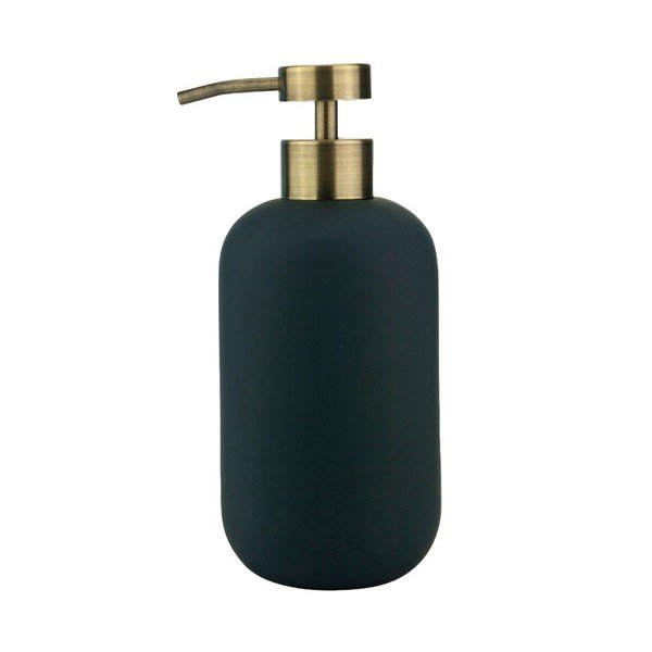 Antracitový keramický dávkovač mýdla 200 ml Lotus – Mette Ditmer Denmark
