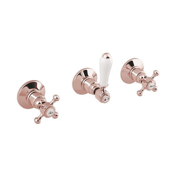 Růžová podomítková sprchová baterie (2 výstupy) Antea – Sapho