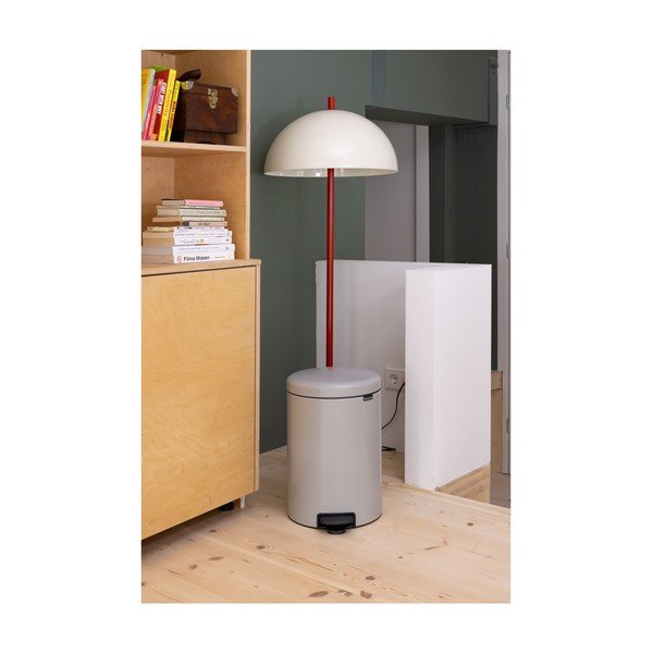 Světle šedý nášlapný ocelový odpadkový koš 20 l NewIcon – Brabantia-image-3