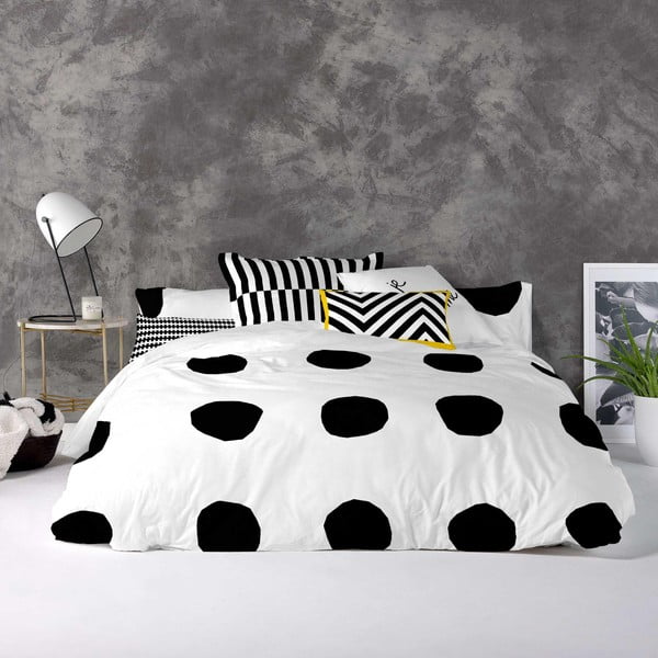 Bavlněný povlak na peřinu Blanc Dot, 200 x 200 cm-image-1