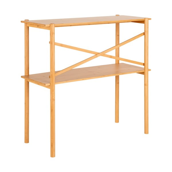 Bambusový konzolový stolek v přírodní barvě 32x83 cm Manaus – House Nordic-image-2