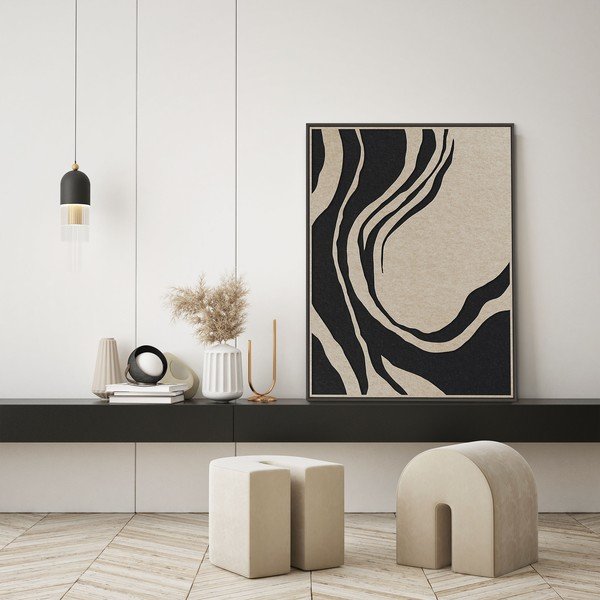 3D obraz s rámem/akustický 90x120 cm Sacred Silence 2 – Malerifabrikken-image-1