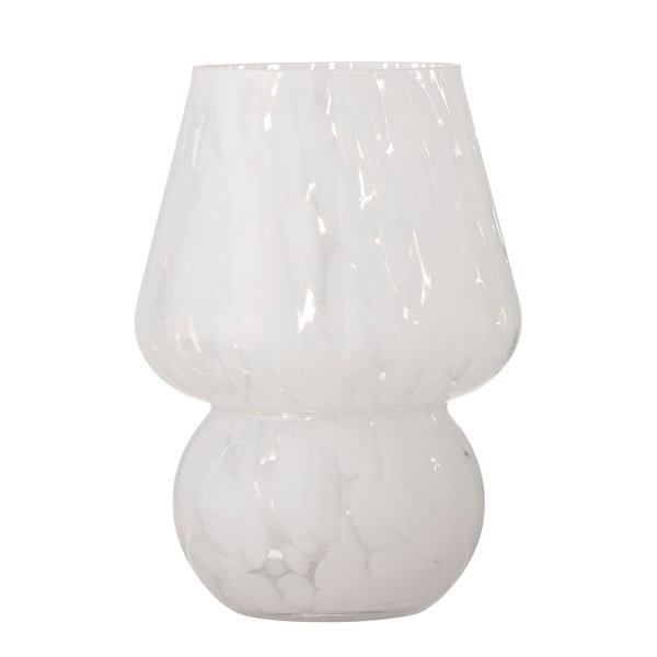Bílá skleněná váza Halim – Bloomingville