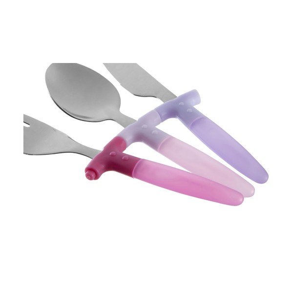 3dílná sada dětského příboru z nerezové oceli Premier Housewares Rainbow-image-3