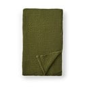 Zelená bavlněná deka 150x200 cm Jaipur Chunky Waffle – Pineapple Elephant