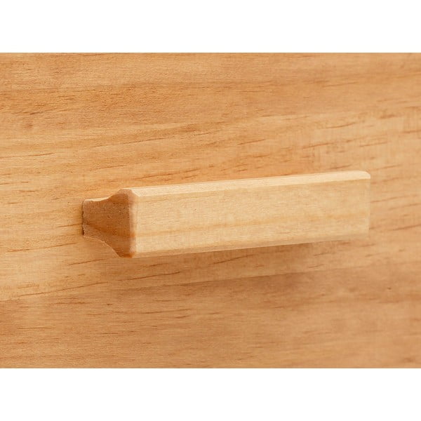 Komoda z borovicového dřeva s ratanovými dvířky Støraa Jolene, šířka 90 cm-image-1