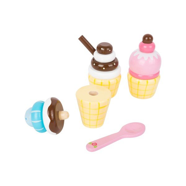 Dětský dřevěný zmrzlinový set Legler Cream Cone-image-4