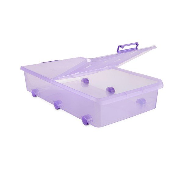 Fialový úložný box pod postel na kolečkách Ta-Tay Storage Box-image-2