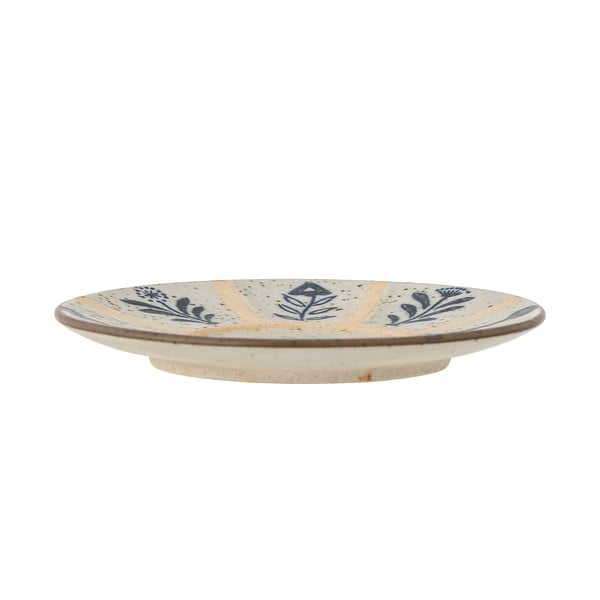 Dezertní talíř z kameniny ve světle modré a krémové barvě ø 16 cm Leonie – Bloomingville-image-4