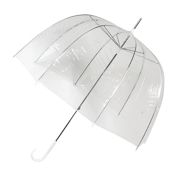 Transparentní větruodolný holový deštník Ambiance Birdcage Falconetti, ⌀ 77 cm