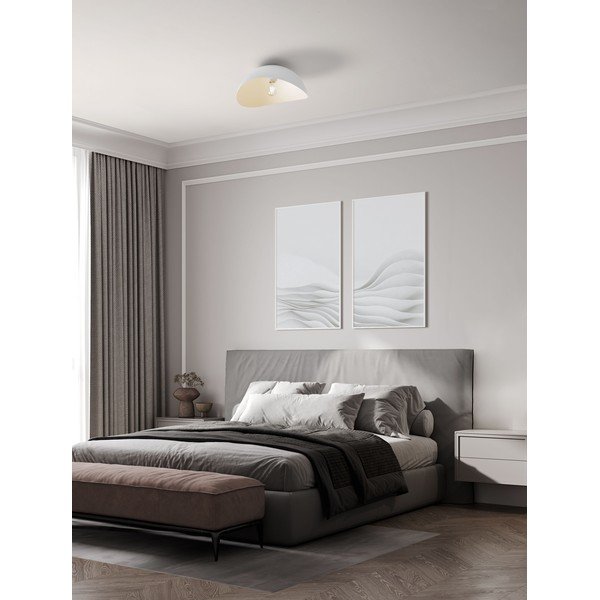 Matně bílé kovové stropní svítidlo Opsi – Nova Luce-image-1
