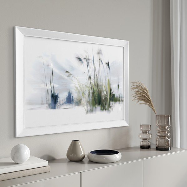 Tištěný obraz s rámem 56x75 cm Blue Grasses – Styler-image-2