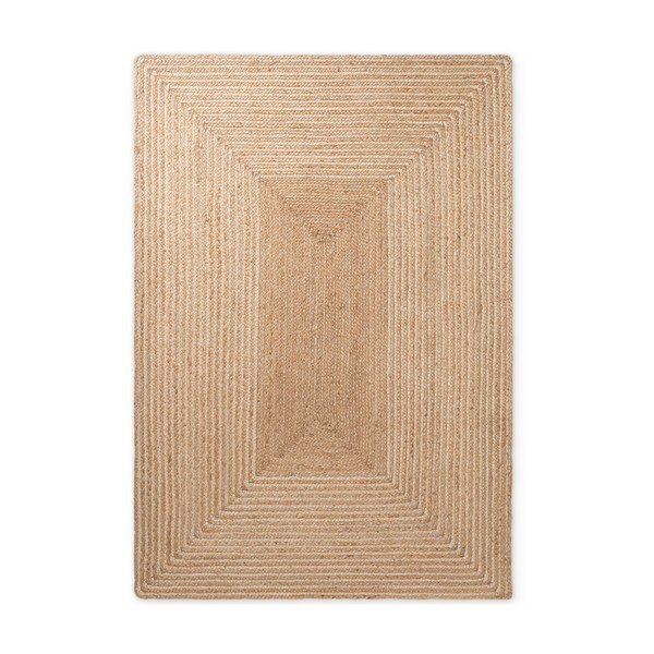 Oboustranný/ručně tkaný jutový koberec v přírodní barvě/ve světle přírodní barvě 200x300 cm Juno – Hanse Home-image-4