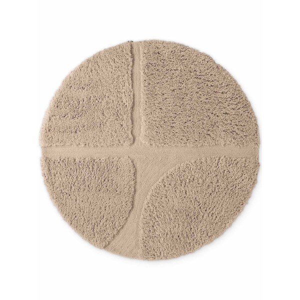Béžový ručně tkaný kulatý koberec ø 160 cm Lambeth Jasper – Ted Baker