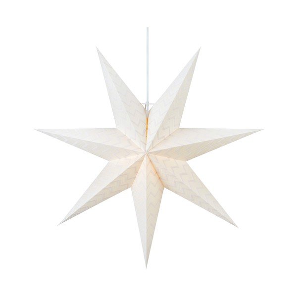 Bílá vánoční závěsná světelná dekorace Markslöjd Admira, výška 60 cm