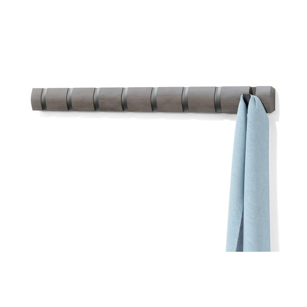 Šedý nástěnný věšák z topolového dřeva Flip – Umbra-image-4