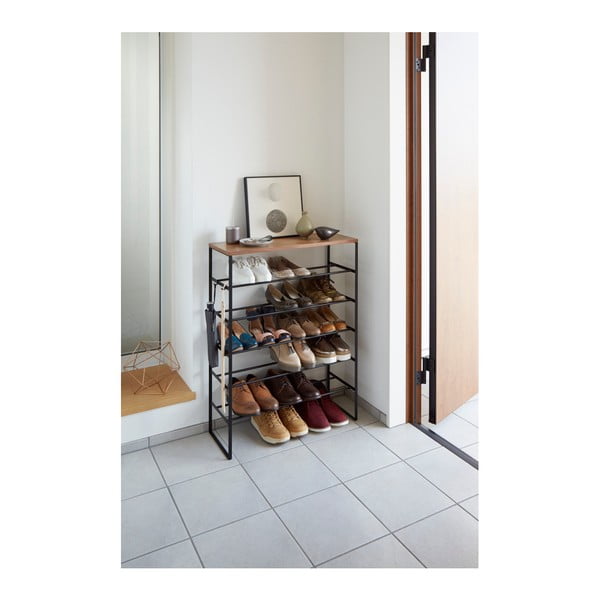 Černý kovový botník Tower – YAMAZAKI-image-2