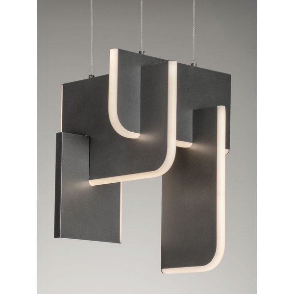 Světle šedé kovové LED stmívatelné závěsné svítidlo Totem – Nova Luce-image-1