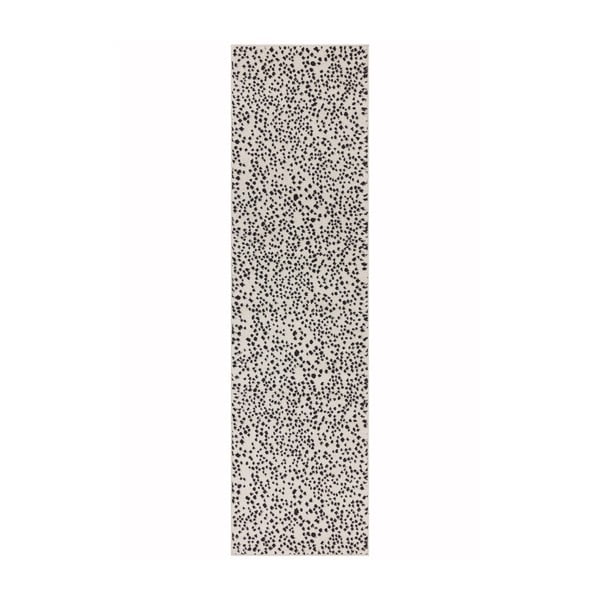 Černo-bílý koberec běhoun 66x240 cm Muse – Asiatic Carpets