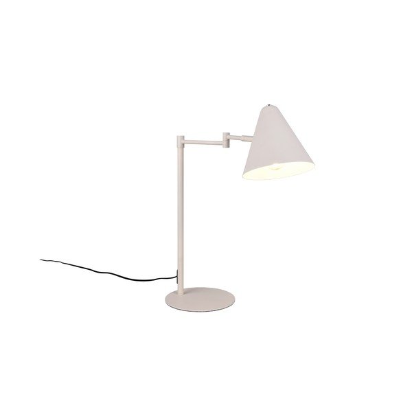 Slonovinová stolní lampa s ohybatelnou konstrukcí (výška 50,5 cm) Cosima – Trio-image-3