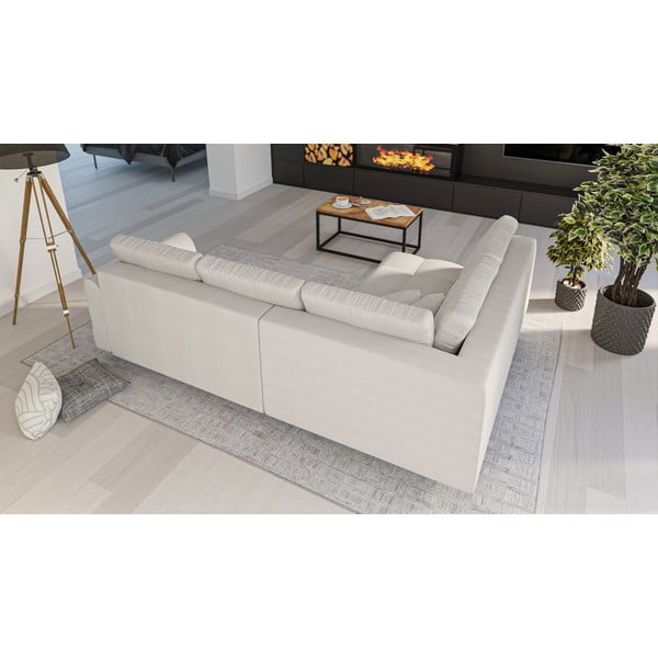 Krémová rohová pohovka (levý roh) Ariella – Ropez-image-3