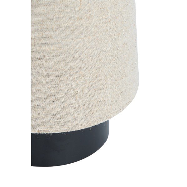 Béžová kovová stolní lampa s textilním stínidlem (výška 42 cm) Howie – Light & Living-image-4