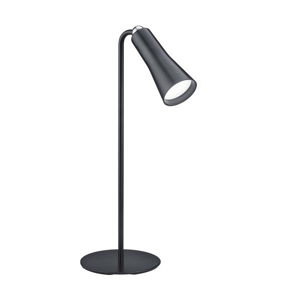 Matně černá kovová LED stolní lampa (výška 36 cm) Maxi – Reality