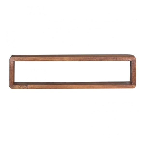 Sada 3 nástěnných polic z masivního sheeshamového dřeva Skyport BOHA-image-3