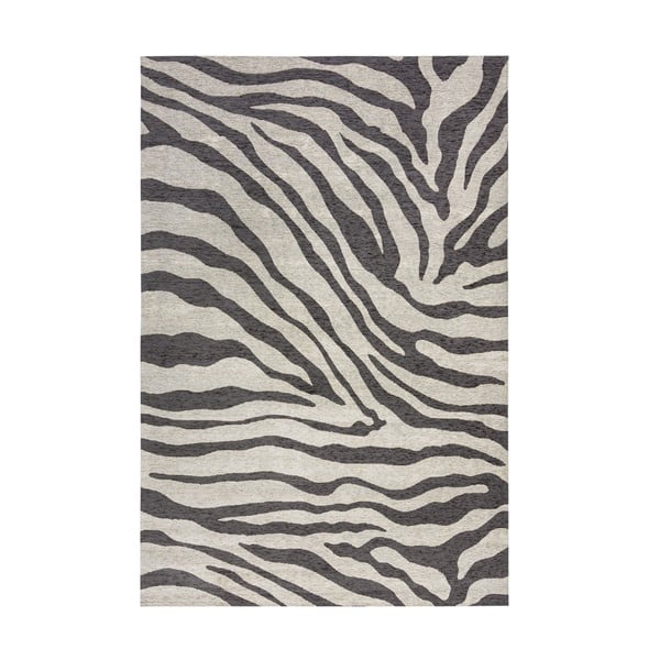 Černo-šedý koberec Flair Rugs Zebra, 155 x 230 cm