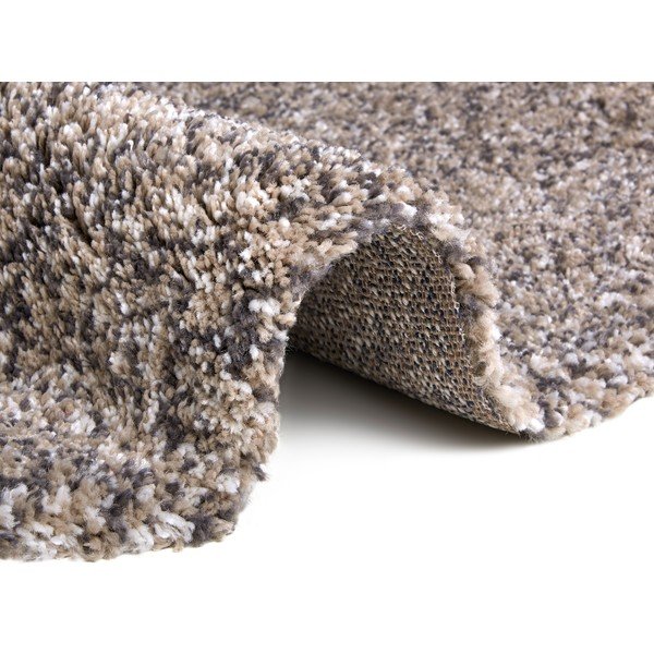 Béžový kulatý koberec ø 120 cm Shag – Hanse Home-image-2