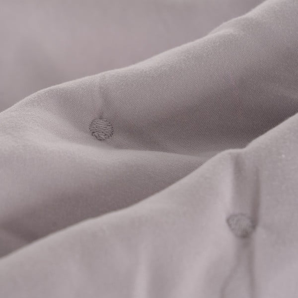 Šedý prošívaný přehoz 230x280 cm – Ixia-image-2