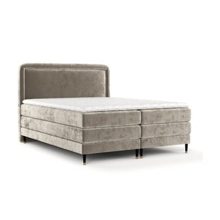 Světle hnědá boxspring postel 140x200 cm Dove – Maison de Rêve