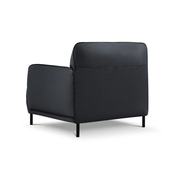 Modré kožené křeslo Windsor & Co Sofas Neso-image-3